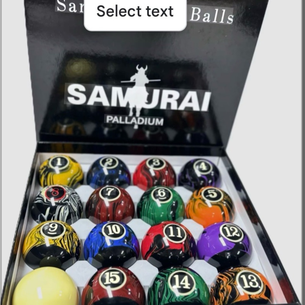 Billiard Balls Set - Multicolor